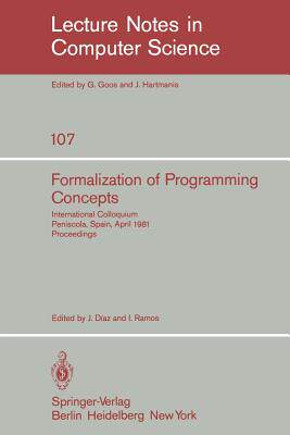 预订 Formalization of Programming Concepts