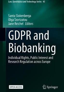 【预订】GDPR and Biobanking 9783030493875