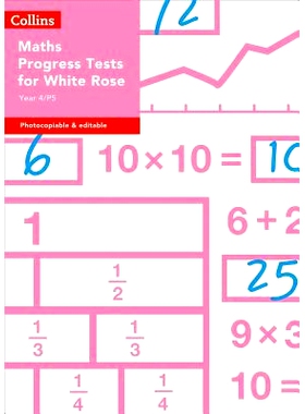 预订 Year 4/P5 Maths Progress Tests for White Rose: 9780008333546