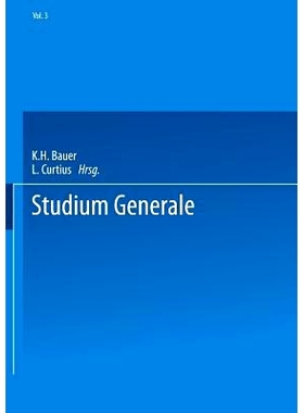 预订 Studium Generale: Eitschrift für die Einheit der Wissenschaften im Zusammenhang ihrer Begriffsbildungen und Forsch