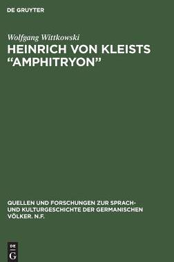 【预订】Heinrich von Kleists “Amphitryon” 9783110069884