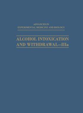 预订 Alcohol Intoxication and Withdrawal—IIIa