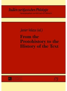 预订 From the Protohistory to the History of the Text 文本史前人类学: 9783631666760