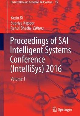 [预订]Proceedings of SAI Intelligent Systems Conference (IntelliSys) 2016