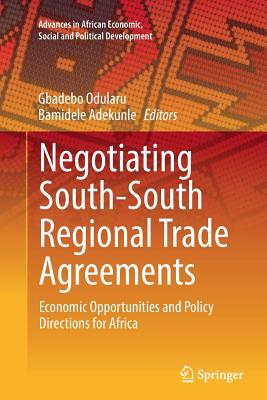 【预订】Negotiating South-South Regional Trade Agreements