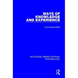 Knowledge and 丛书 Ways 9781138909014 方法 知识与经验 预订 Experience