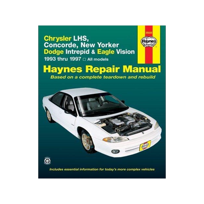[预订]Chrysler LHS, Concorde, New Yorker, & Dodge Intrepid & Eagle Vision (1993-1997) Haynes Repair Manual 9781563923166