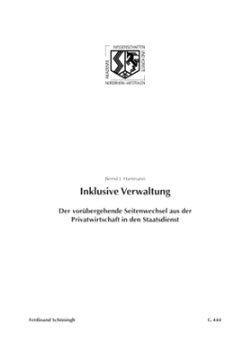 预订 Inklusive Verwaltung: Der vorübergehende Seitenwechsel aus der Privatwirtschaft in den Staatsdienst 包括管理:从私