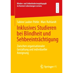 预订 Lauber‐Pohle/Ruhlandt, Inklusives Studieren bei Blindheit und Sehbeeinträchtigung (Blinden- und Sehbehindertenpä
