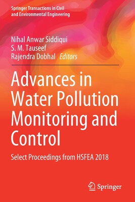 【预订】Advances in Water Pollution Monitoring and Control 9789813299580