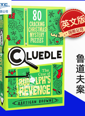 预售 Cluedle 鲁道夫案 Murdle儿童版 解谜小游戏 寓教于乐 家庭朋友圣诞桌游 英文原版 Cluedle The Case of Rudolph's Revenge