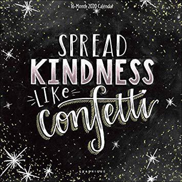 【预售】Chalkboard Quotes 2020 Square Wall Calendar