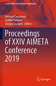 【预订】Proceedings of XXIV AIMETA Conference 2019