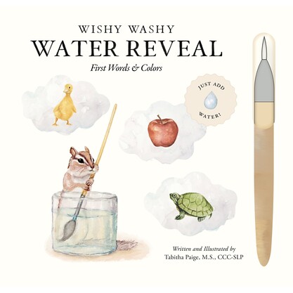 预订 Wishy Washy (Water Reveal Edition): A Reusable Water Reveal Activity Book Teaching First Words and Colors: 97819631
