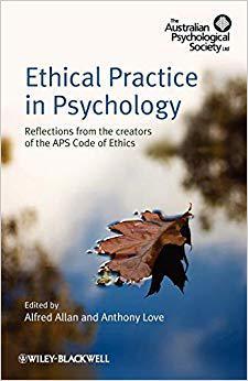 【预售】Ethical Practice in Psychology - Reflections from the Creators of the Aps Code of Ethics