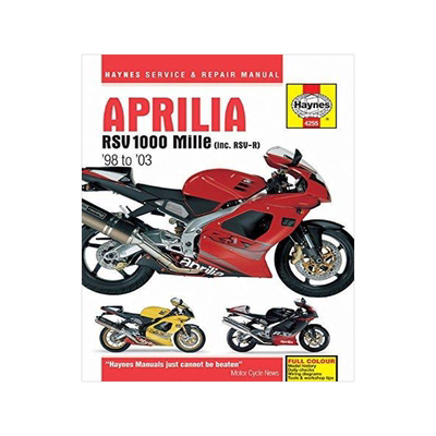 [预订]Aprilia RSV1000 Mille (98 - 03) Haynes Repair Manual 9781785212703