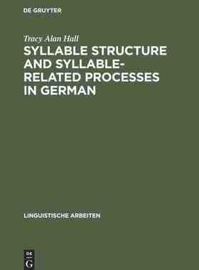 【预订】Syllable Structure and Syllable-Related Processes in German 9783484302761