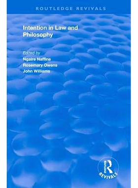 预订 Intention in Law and Philosophy 法律和哲学意图: 9781138734654