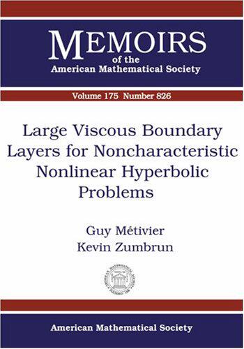 【预售】Large Viscous Boundary Layers for Noncharacteristic Nonlinear Hyperbolic Problems