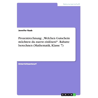 预订 Prozentrechnung: 