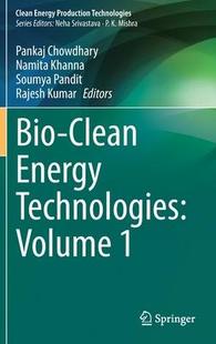 Clean Energy Technologies Bio Volume 9789811680892 预订