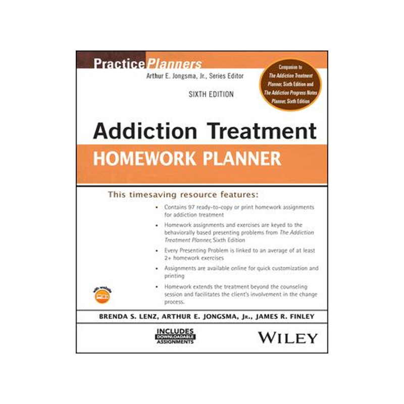 [预订]Addiction Treatment Homework Planner, Sixth Edition 9781119987789