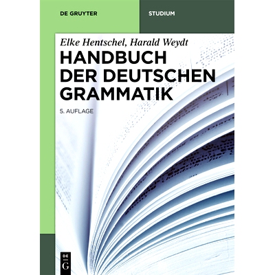 预订 Handbuch der Deutschen Grammatik 德语语法手册: 9783110629415
