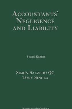 [预订]Accountants’ Negligence and Liability 9781526512451
