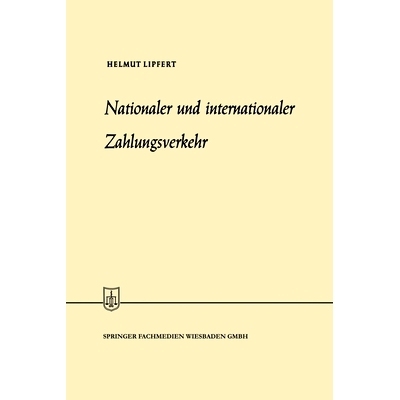 预订 Nationaler und internationaler Zahlungsverkehr: 9783663125822
