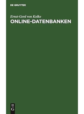 预订 Online-Datenbanken: Systematische Einführung in die Nutzung elektronischer Fachinformationen: 9783486237498