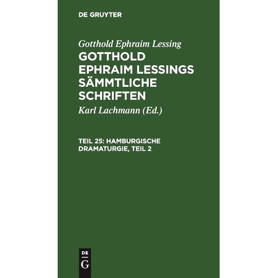 预订 Hamburgische Dramaturgie, Teil 2: 9783112462430