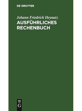 预订 Ausführliches Rechenbuch: 9783112446072