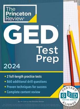 [预订]Princeton Review GED Test Prep, 2024: 2 Practice Tests + Review & Techniques + Online Features 9780593516973
