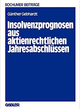 【预订】Insolvenzprognosen aus aktienrechtlichen Jahresabschlüssen 9783409160919