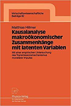 【预订】Kausalanalyse makroökonomischer Zusammenhänge mit latenten Variablen 9783790807035