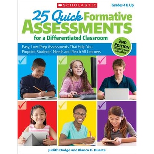 预订 25 Quick Formative Assessments for a Differentiated Classroom, 2nd Edition 25种快速形成性评估方法，适用于差异化课堂
