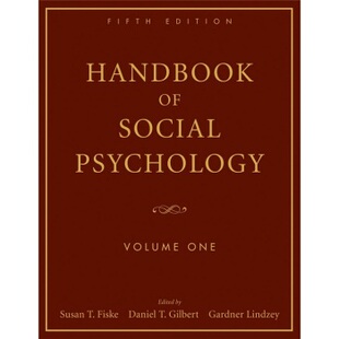 【预订】Handbook Of Social Psychology, Fifth Edition - Volume One