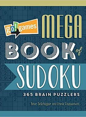 [预订]Go!games Mega Book of Sudoku: 365 Brain Puzzlers 9781623540586