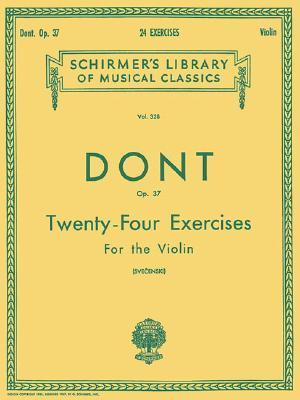 【预售】24 Exercises, Op 37: Schirmer Library of Classics Volume 328 Violin Method