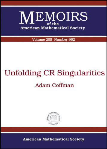 【预售】Unfolding CR Singularities