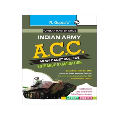 [预订]Army Cadet College (ACC) Entrance Exam Guide (Big Size) 9789350120378