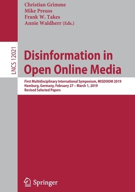 【预订】Disinformation in Open Online Media