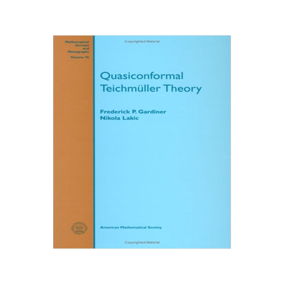 [预订]Quasiconformal Teichm&uuml;ller Theory