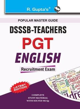 [预订]Dsssb: Teachers PGT English Recruitment Exam Guide 9789350120040