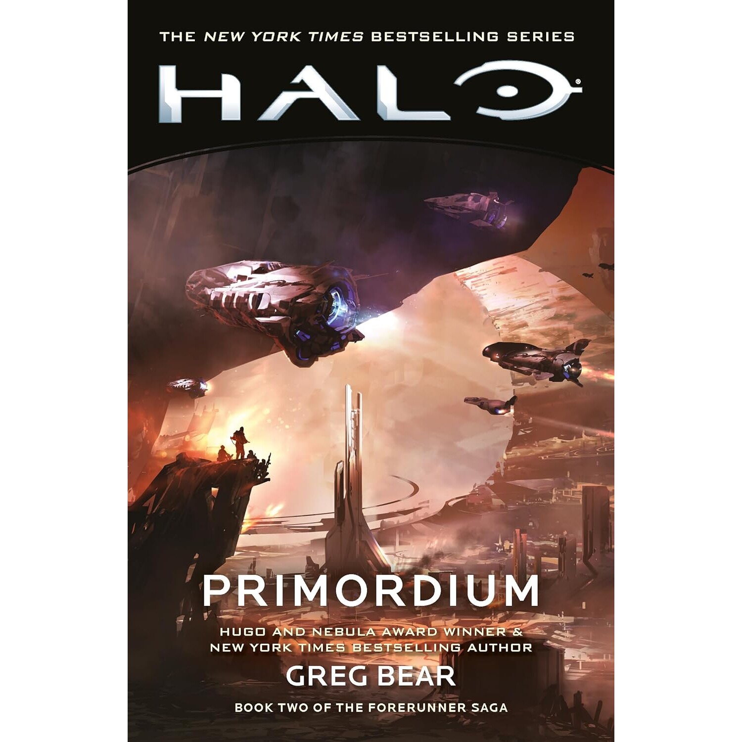 Halo 光环游戏 官方衍生科幻小说 先行者三部曲2 雨果奖星云奖得主 Greg Bear 英文原版 Primordium
