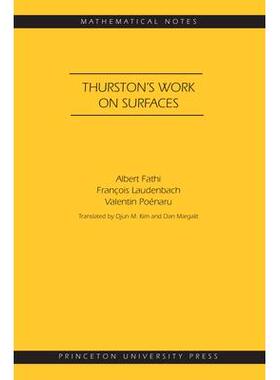 预售 Thurston’s Work on Surfaces (MN-48)瑟斯顿在物体表面上的工作: 9780691147352