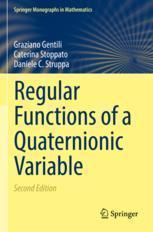 [预订]Regular Functions of a Quaternionic Variable 9783031075339
