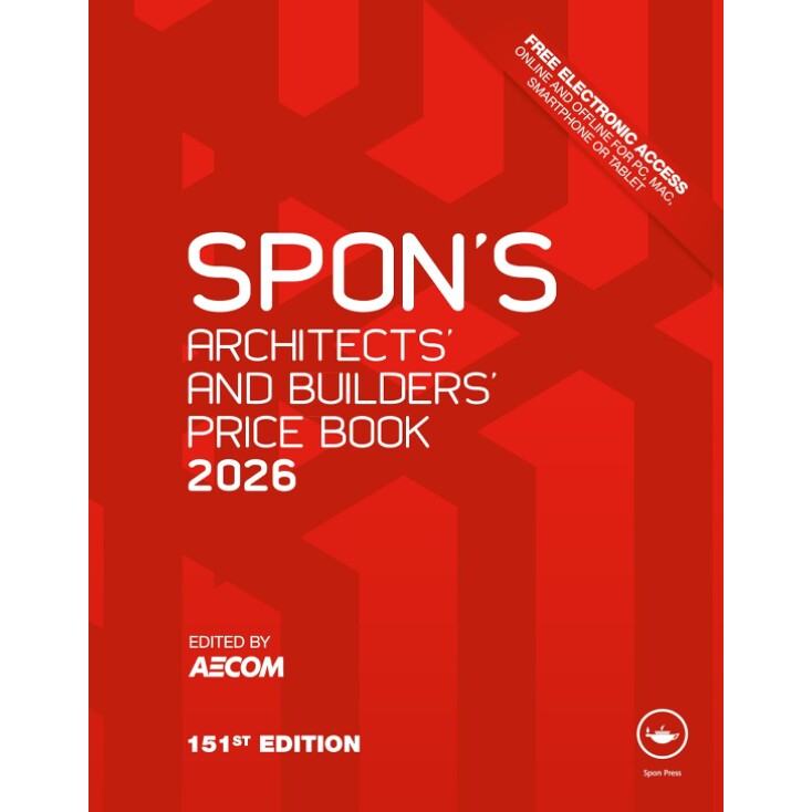 预订 Spon’s Architects’ and Builders’ Price Book 2026: 9781041079354