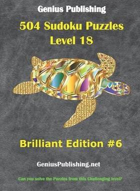 [预订]Over 500 Sudoku Puzzles Difficulty Level 18 Brilliant Edition #6: Can you solve the puzzles from thi 9798501620827