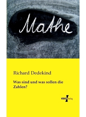 预订 Was sind und was sollen die Zahlen?: 9783956101731